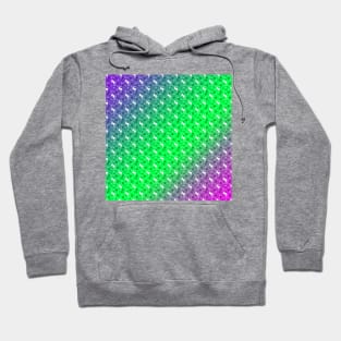 Black Unicorn Pattern (Blue & Pink) Hoodie